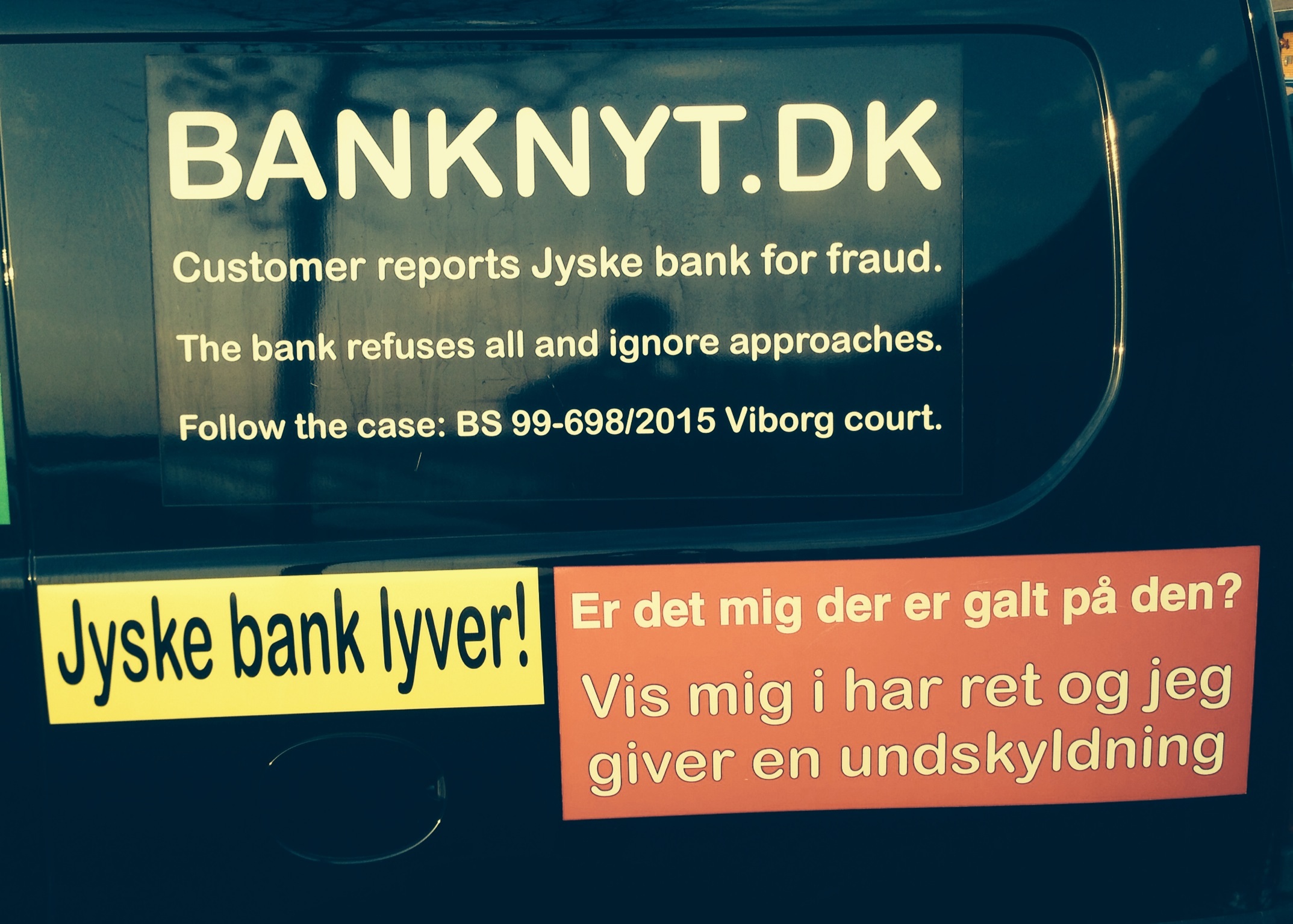 #Forbryder #jagt på jyskebanks uhæderlighed, utroværdighed løgnagtighed. #Jagten er gået ind, for at få #kriminelle #banker som #jyskebank til at stoppe med deres #bedrageri og bevist #svindel af kunder :-) En lille sag som jyske Banks ordstyrende formand Anders Dam, DIRÆKTE ved mail fik oplyst 25 maj 2016 At der ikke fandtes noget lån At påstået rentebytte ikke var aftalt til lån som ikke fandtes :-) Anders Christian Dam Tænkte over Mailen med disse oplysninger, og vælger at lade sin mægtige bestyrelses ven Philip Baruch fra advokat virksomheden Lund Elmer Sandager lyve, og ingurer kunden i jyske bank Lund Elmer Sandager har i forvejen løget i svarskrift over for retten, derfor virker det helt naturligt at Advokaterne LES vil fortsætte med deres løgne, for at skuffe i retsforhold. :-) EN SAG OM SVINDEL I JYSKE BANK, SVINDEL OG BEDRAGERI UDFØRT AF JYSKE BANK DENNE SVINDEL OG BEDRAGEI SOM JYSKE BANK BEVIST OG UHÆDERLIGT LAVER VÆLGER NYKREDIT AT BÅDE UDNYTTE OG DÆKKE OVER, FOR EGEN VINDNINGS SKYLD. :-) #Vidneliste i sagen BS 99-698/2015 er blandt andet Anders Dam CEO jyske bank Morten Ulrik Gade jyske bank Casper Dam Olsen Jyske bank Nicolai Hansen Jyske Bank Mette Egholm Nielsen Nykredit Som i retten skal afhøres under vidneansvar om deres medvirken til SVIDELEN i jyske bank som kunden ikke måtte opdage :-) Der er mange sager om jyske Bank der kører reklamer på at være en anderleds bank :-) En bank som DIRÆKTE lyver over for bankens kunder, for at den svindel jyske bank bevist udfører mod kunder Og med CEO Anders Dam i spidsen 31 maj 2016 valgte at jyske Bank at jyske bank skulle fortsætte med at bedrage kunder mest muligt. :-) David imod goliat Familien Skaarup fra Hornbæk imod den #løgnagtige og #bedrageriske #svindelbank jyske bank med Anders Christian Dam i spidsen for den tilsyndeladende yderst #udspekuleret #kriminelle #organisation #JYSKEBANK #KONCERN :-) Selfølgelig er #AndesDam / #jyskebank mange gange opfordret til dialog Og en offenlig debat på #jyskebanktv Hvis jyske bank koncernen ikke mener det oplyste er rigtigt Hvad så med at svare os. CEO Anders Dam Ring 22227713 Og aftal en gennemgang af sagens bilag, finder vi fejl skal de naturligvis rettes. :-) :-) Humoren er der stadig Og lad nu være med at #dræbe os, selv om denne mulighed sikkert har været oppe i #bestyrelsen Undgå #mord #attentat i mod jyske Banks kunder efter opdagelse af de bedrageri banken bevist laver. :-) Så hvis #jyskebank #planlægger at smide en #bombe i vores bil, fr at #sprænge os i luften, venligst lad være med de #mordplaner Der var den sorte humor Vi søger bare dialog og samtale med jyske Banks øverste Anders Dam :-) Læs serien og få den sjove historie om jyske Bank koncernen og deres mægtige ledere